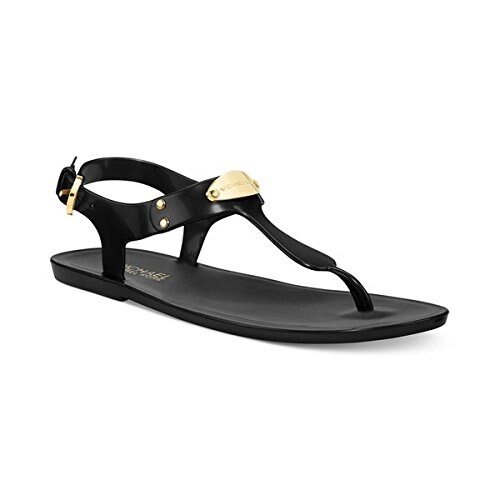 michael kors jelly sandals black