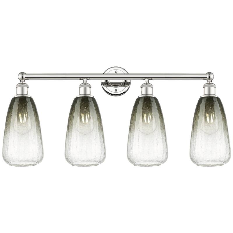 Innovations Lighting 616-4W-16-33 Brookhaven Almond Vanity Brookhaven - Polished Nickel / Slate