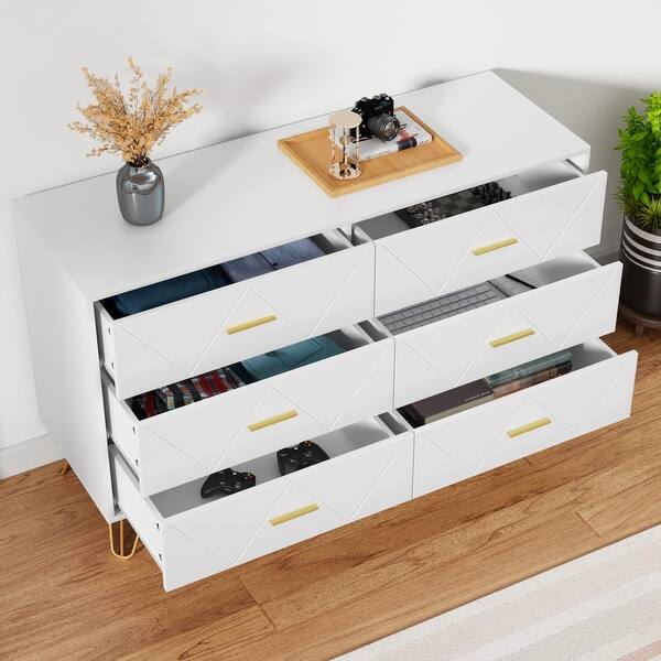 green emerald velvet dress Stella 6-Drawer Double Dresser