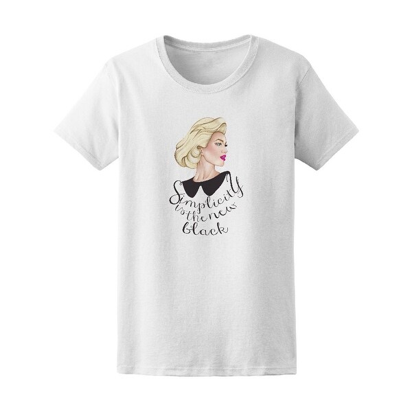 Shop Posh Simplicity New Back Blonde Women S Tee Image By