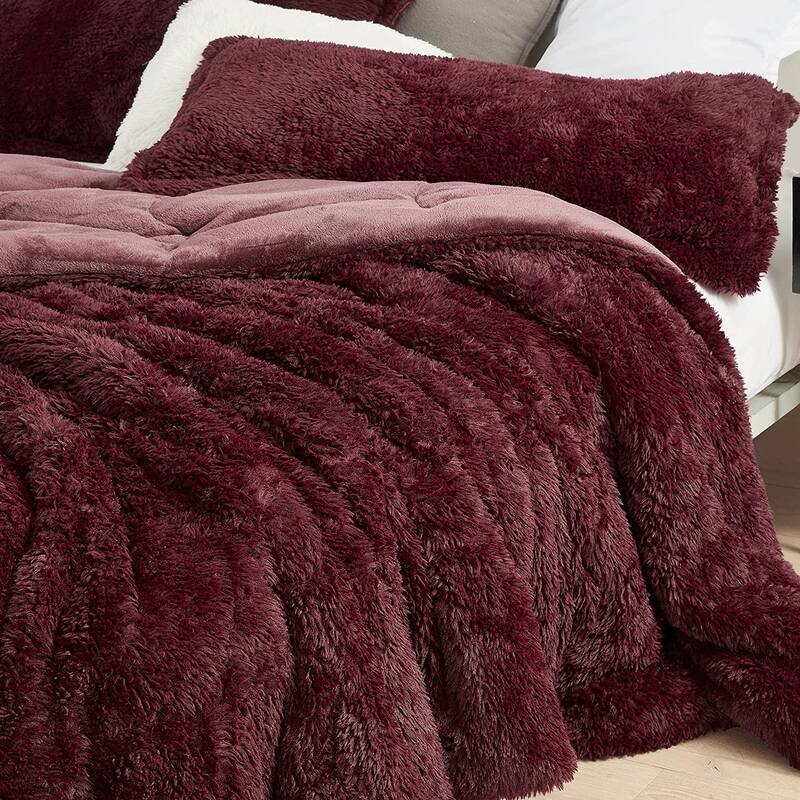 Puts This To Sleep® - Coma Inducer® Oversized Comforter Set - Burgundy