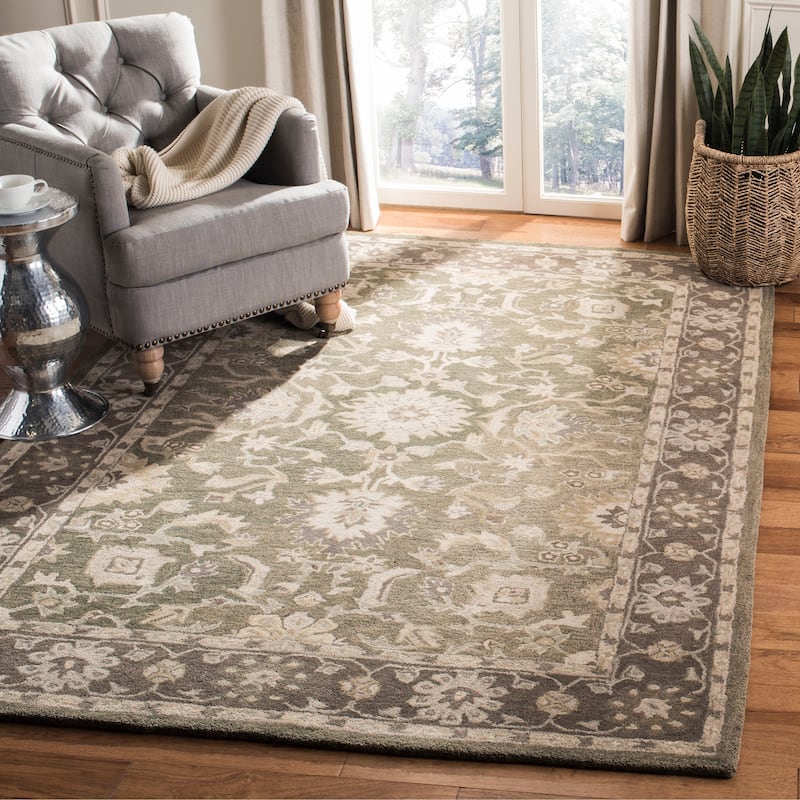 SAFAVIEH, Handmade Anatolia Patricie Traditional Oriental Hand-spun Wool Rug