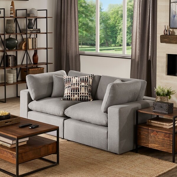 Down filled online sofas and loveseat