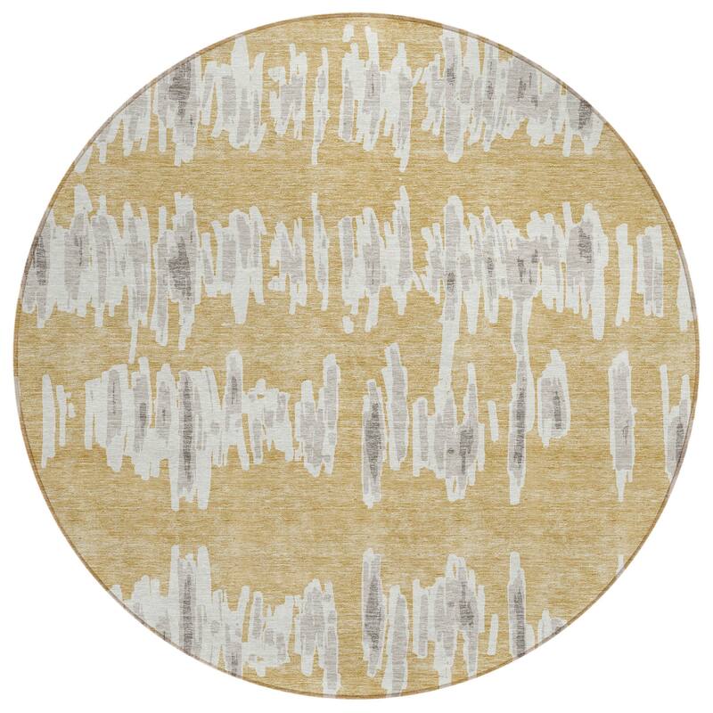 HomeRoots Striped Transitional Rectangle Outdoor Rug