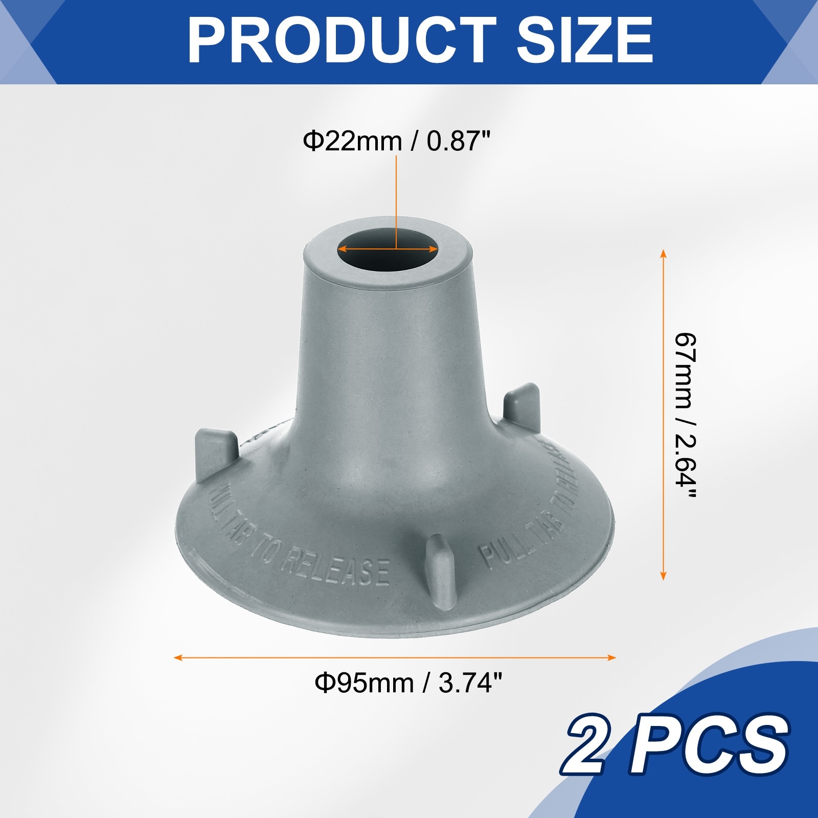 Replacement Feet for Shower Chair Bath Seat, Heavy Duty Non Slip Rubber Suction Cup, Feet Chair Leg Caps for Shower Stools