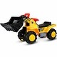 preview thumbnail 1 of 5, Kids Toddler Ride on Truck Excavator Digger Yellow