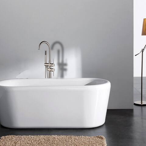 Clihome Single Handle Freestanding Tub Filler Faucet