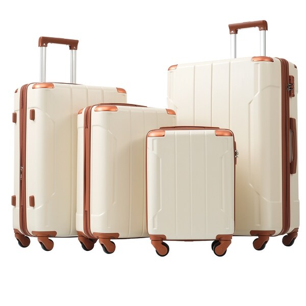 Lightweight 6 Piece Luggage Set with TSA Locks, Travel Bag
