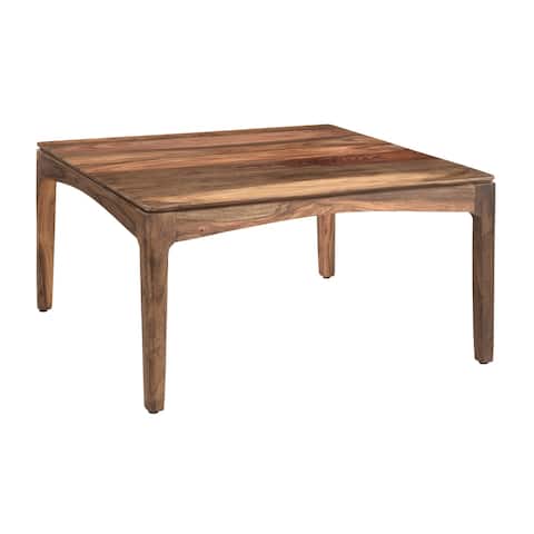Somette Waverly Natural Sheesham Brown Cocktail Table