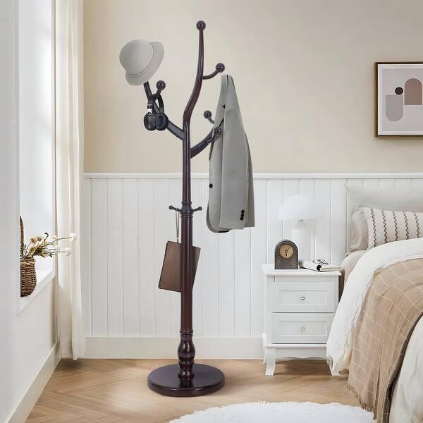 Safavieh Walter Distressed Gray 5-Hook Coat Stand Safavieh Walter Distressed Gray 5-Hook Coat Stand