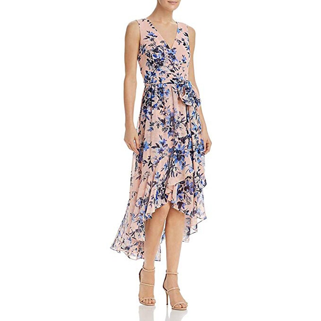 eliza j ruffle maxi dress