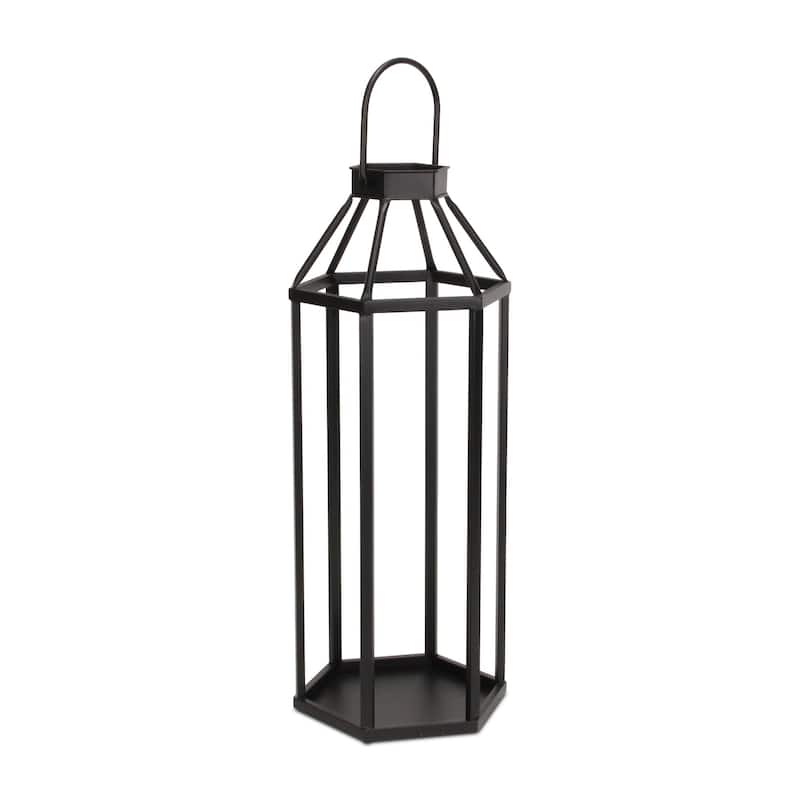 Hexagon Framed Tabletop Lantern - 31.5"