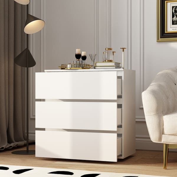 white 3 drawer dresser Shop Nursery Dressers Whether dueting with the Austin 3 Izzy Curved Rattan 3 Drawer