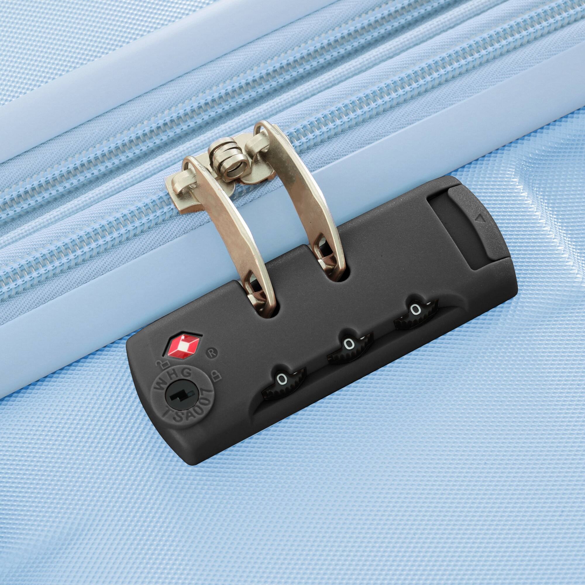 Luggage Sets 3Piece Hardside Spinner Suitcase Set TSA Lock