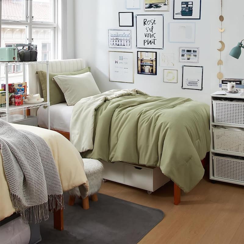 Dorm Haul® - Cozy College Comforter Set - Twin XL Reversible Bedding
