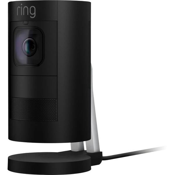 Shop Ring Stick Up Indoor Outdoor Wired Security Camera Black