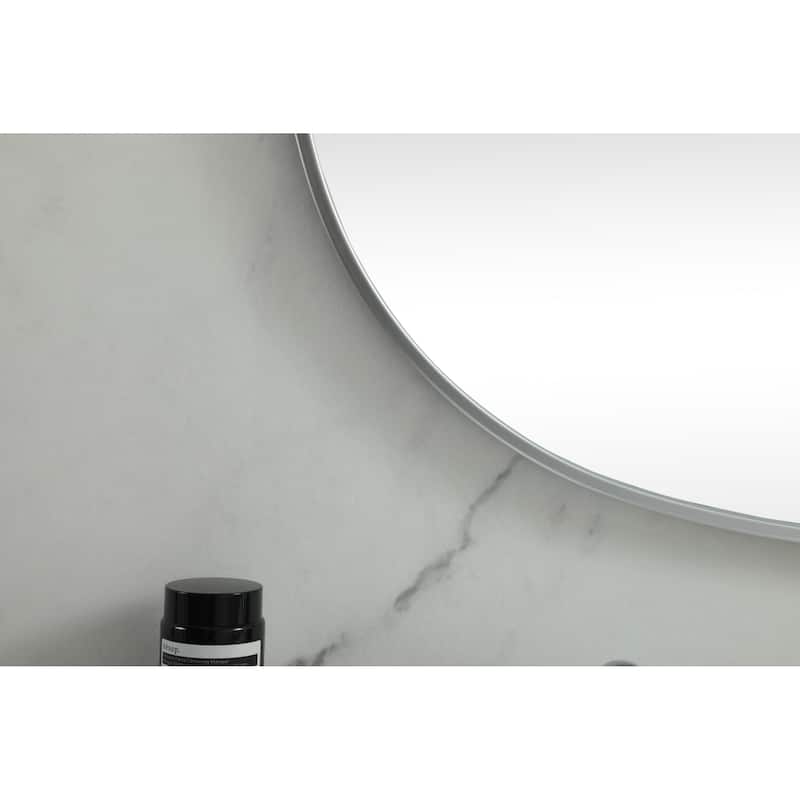 Elegant Lighting MR2B3660 Brynn 36" W x 60" H Oval Framed Bathroom