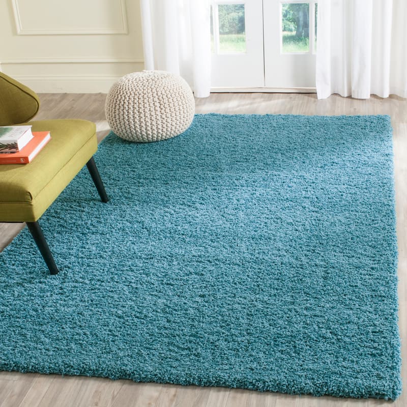 SAFAVIEH Laguna Shag Verdiana Solid 2-inch Thick Rug