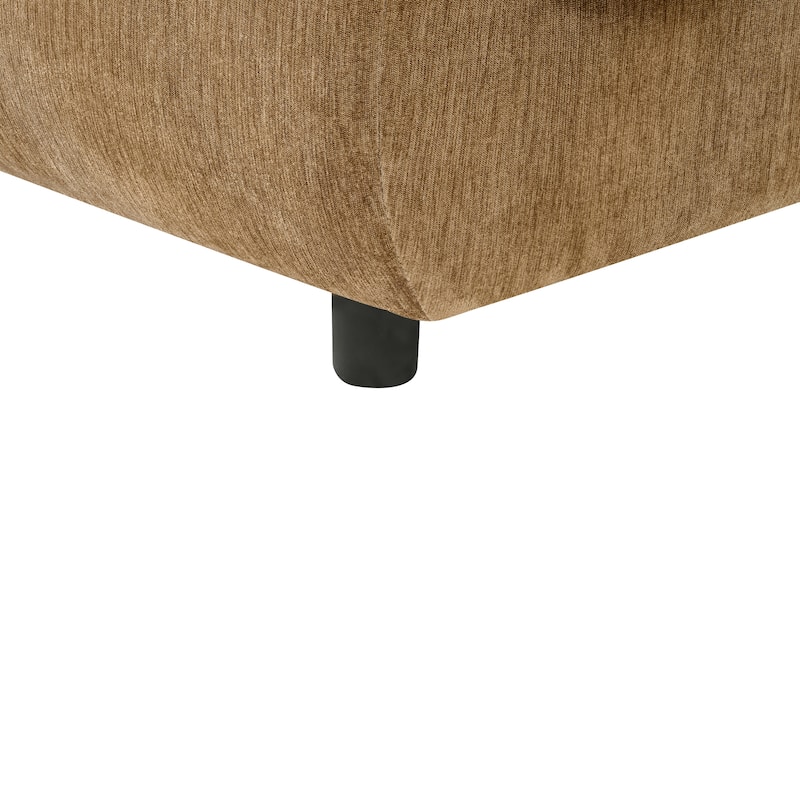 Christopher Knight Home - Hulk Curved Boucle 3-Seat Sofa with Sturdy Wooden Frame
