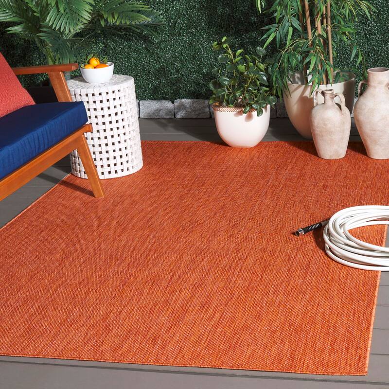 SAFAVIEH Beach House Umbra Transitional Rug - 4' x 6' - Orange