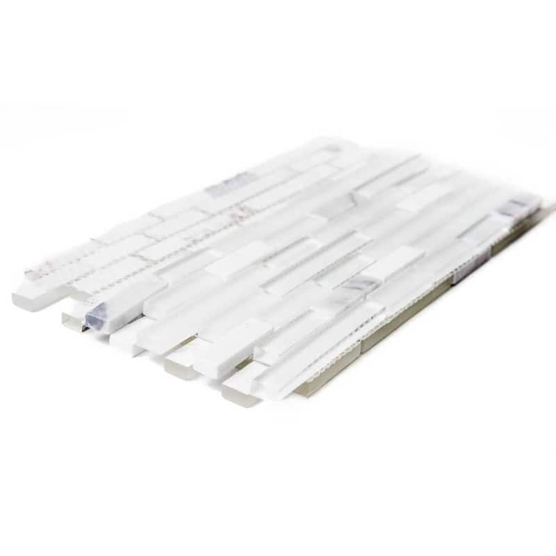 Victory Brick 1x3 Glass Linear Mosaic Tile - Wall, Backsplash