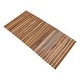 preview thumbnail 1 of 2, Nordic Style Premium Natural Teak String Shower Mat 40in beige