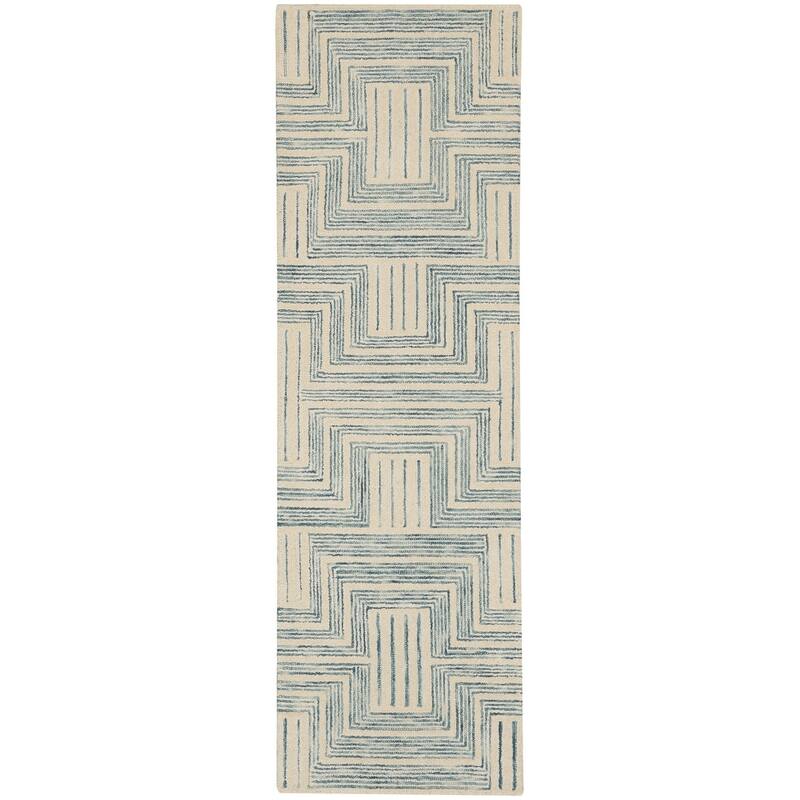Dugap Power Loomed Geometric Modern Soft Area Rug By HomeRoots