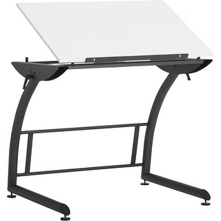 Adjustable Drawing Table, Sit to Stand Desk, 35.25W x 23.5D, Charcoal ...