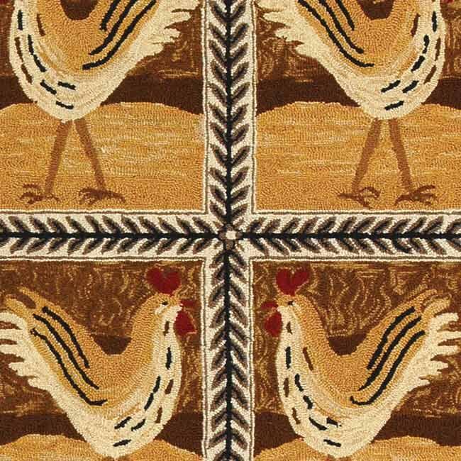 SAFAVIEH Handmade Chelsea Shawnee French Country Wool Rug