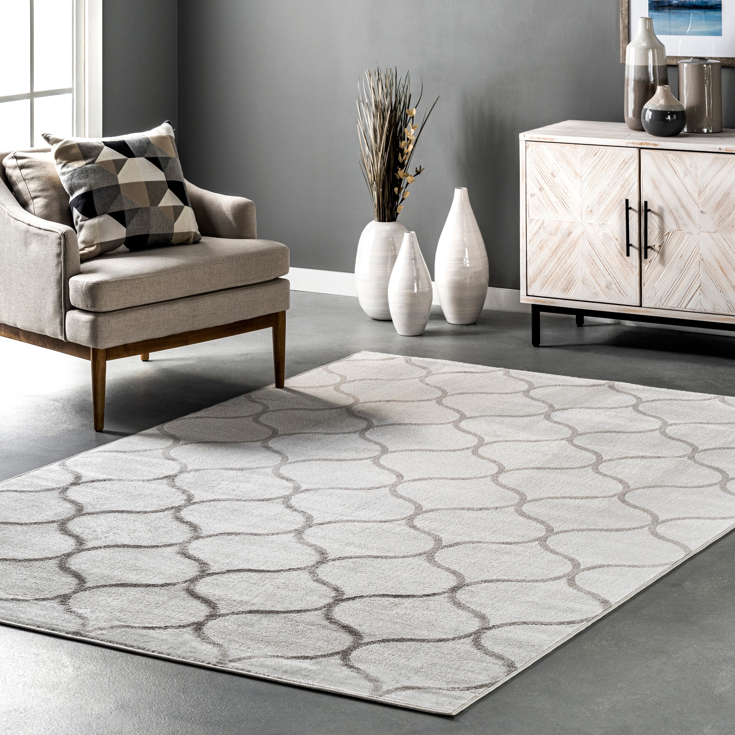Nuloom Marta Transitional Geometric Area Rug