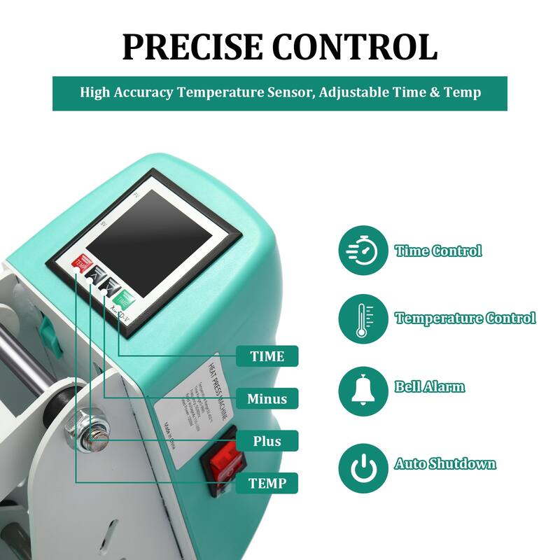 15 x 15 inches Heat Press Machine, Large Operating Panel T-Shirts Heat Press, Fast Heating, Digital Sublimation Printer