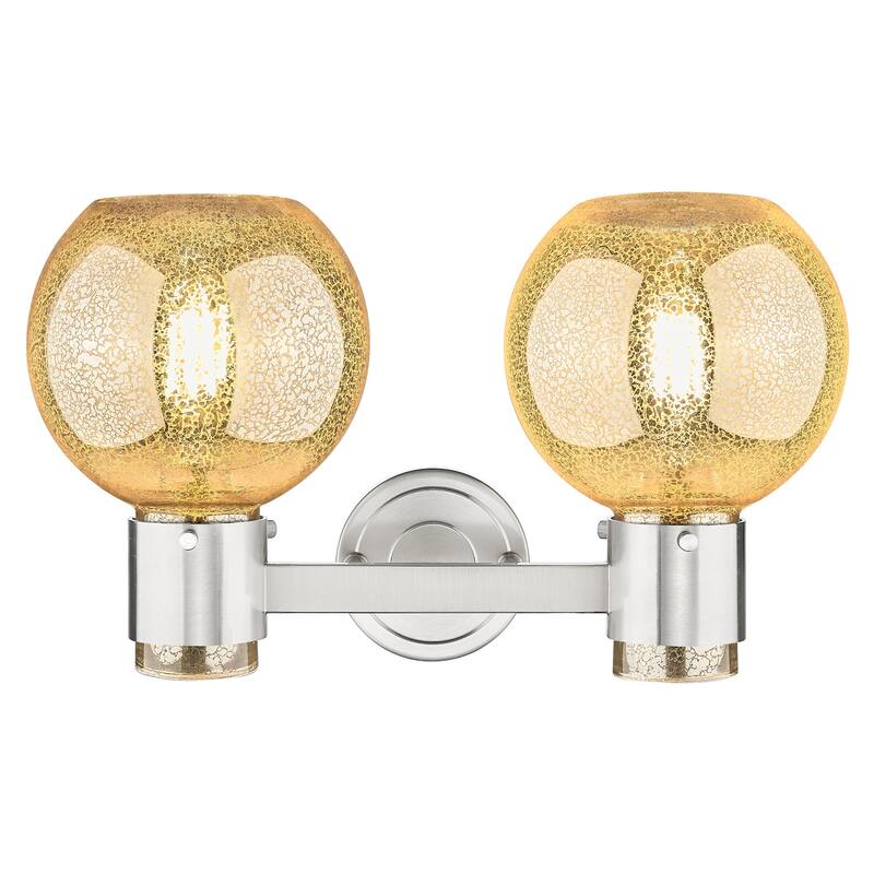 Innovations Lighting 464-2W-G464B-7ME Lawton Sphere 2 Light 16" Wide
