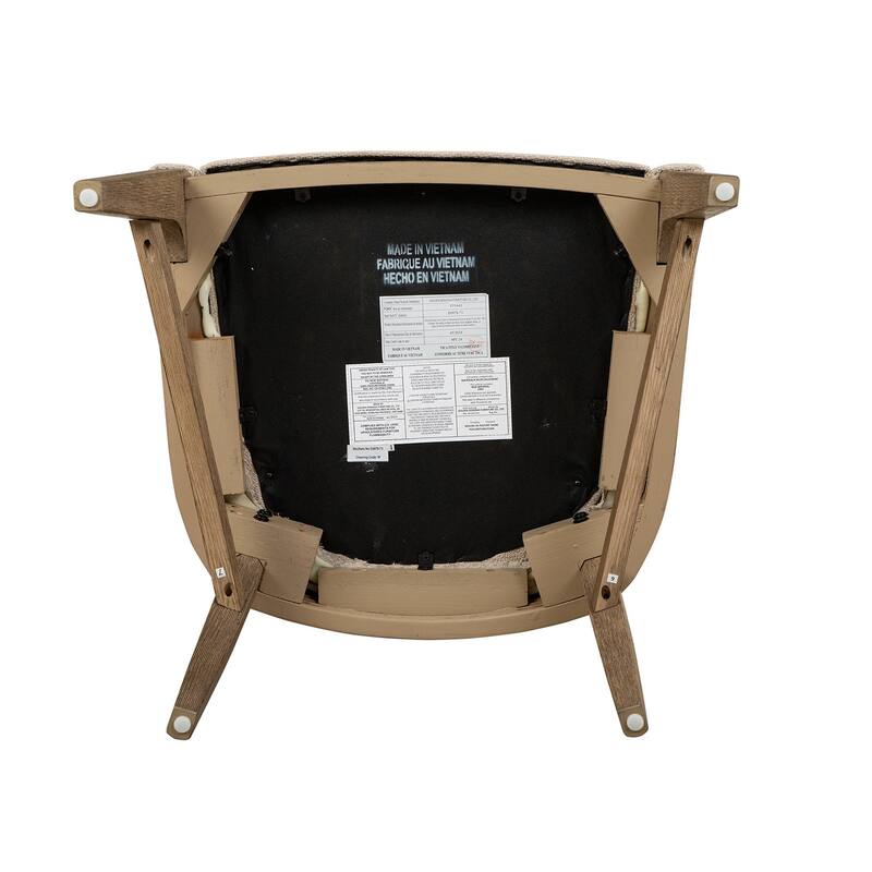 Magnussen Home Tristan Swiss Coffee Upholstered Arm Chair Two Pack - 25.13''W x 26.84''D x 38''H