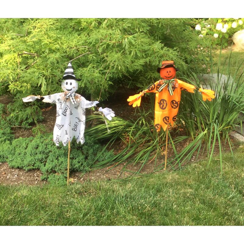 42" Halloween Figures on Stake, Set of 3