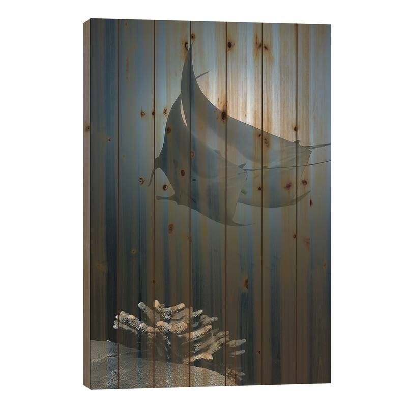 Sonata Print On Wood by Andrey Narchuk - Multi-Color - 26x18x1.5