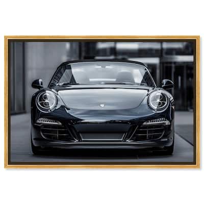 Notoriart Classy Car Framed Car 1 Piece Canvas Wall Art