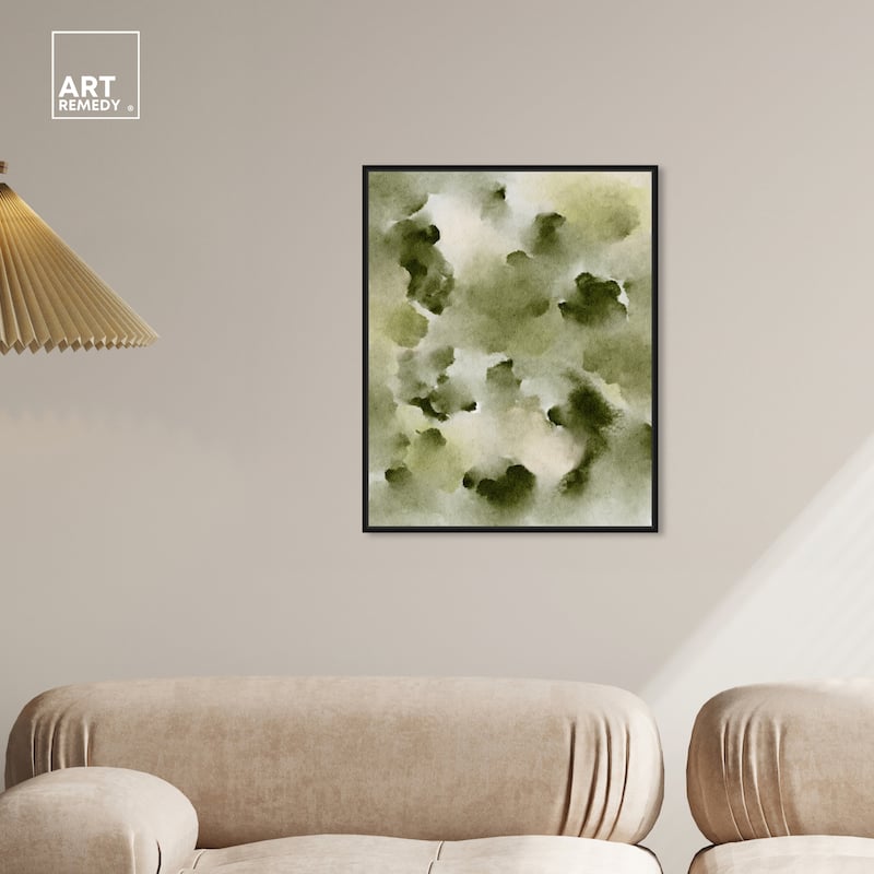 Art Remedy Scented Cedar Framed Watercolor Boho Abstracts