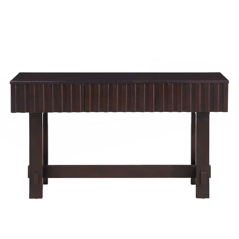 52 inch Sofa Table with Storage Drawers