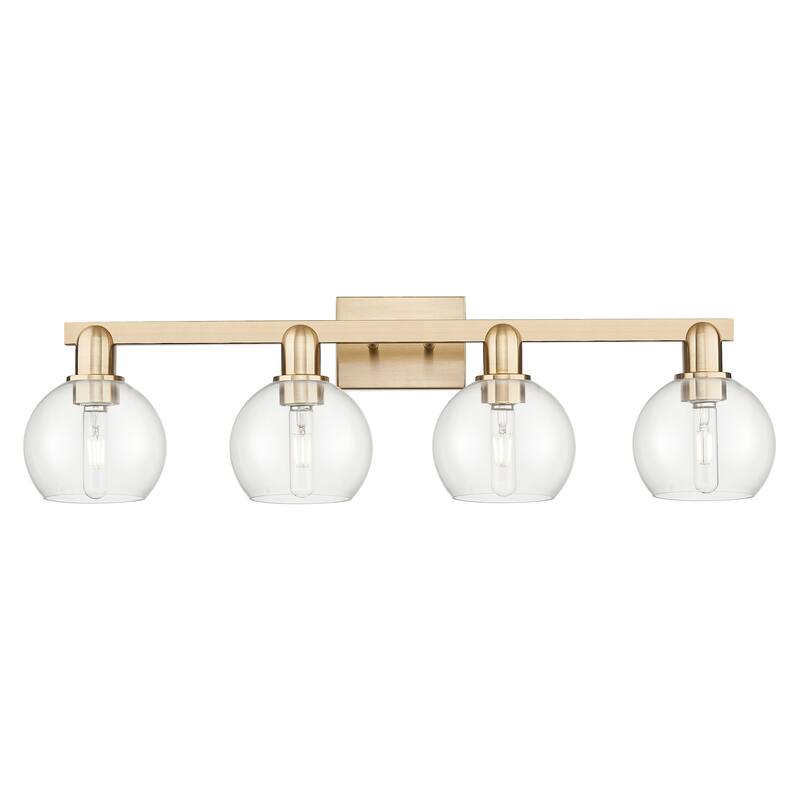 Innovations Lighting 716-4W-10-33 Athens Vanity Athens 4 Light 33" - Champagne Bronze / Clear