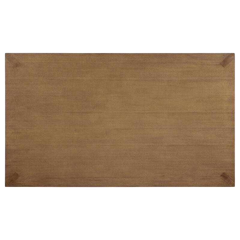 Bruner 72-inch Rectangular Wood Dining Table Natural Brown - 72.25" x 42.25" x 30"