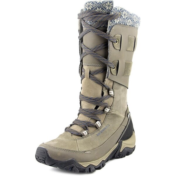Merrell Polarand Rove Women Round Toe Leather Snow Boot
