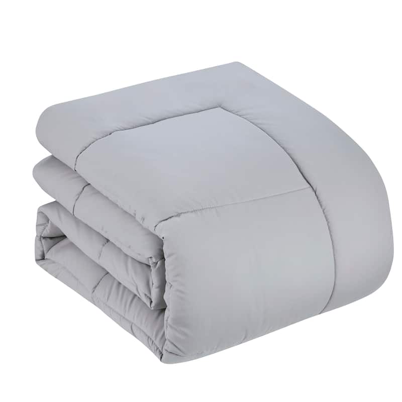 Sweet Home Collection Luxury Solid Bed-In-a-Bag with Sheet Set