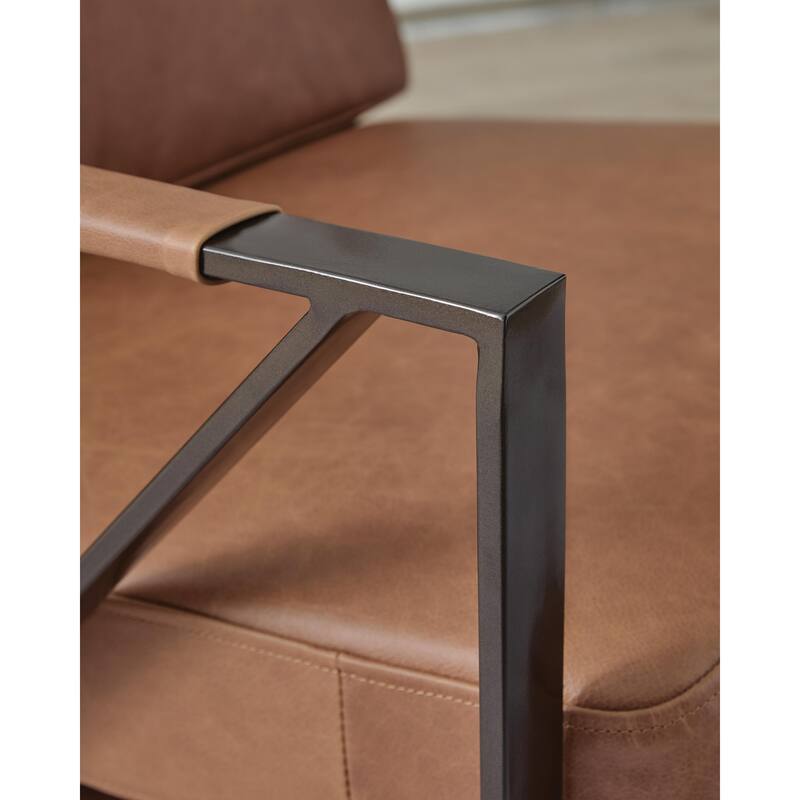 Signature Design by Ashley Garronmont Brown/Black Accent Chair - 29.5" W x 28.63" D x 34" H