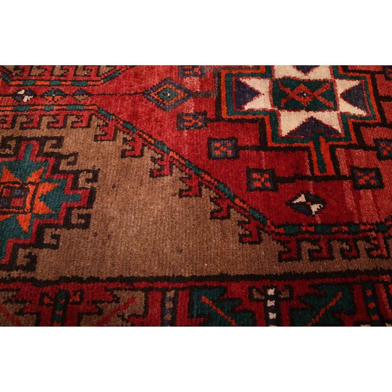 ECARPETGALLERY Hand-knotted Konya Anatolian Brown, Red Wool Rug - 3'8 x 13'11