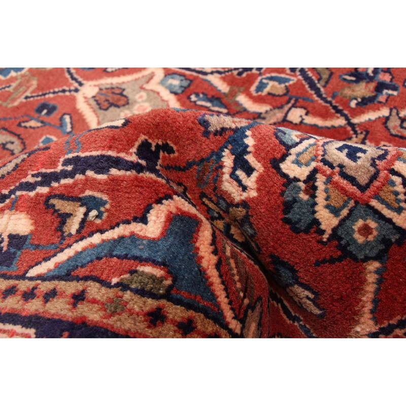 ECARPETGALLERY Hand-knotted Andelz Red Wool Rug - 3'4 x 10'11