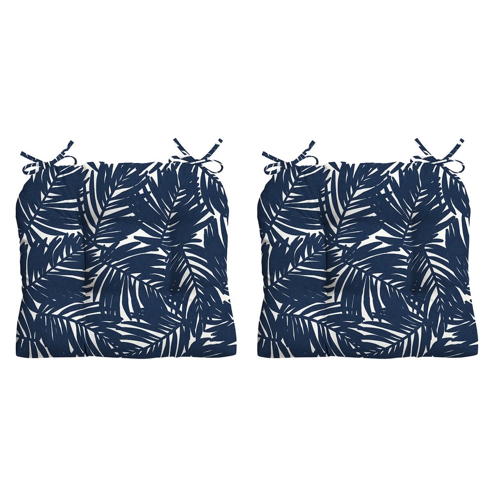 ARDEN earthFIBER Outdoor Wicker Chair Cushion, 2 Pack, 20 x 18