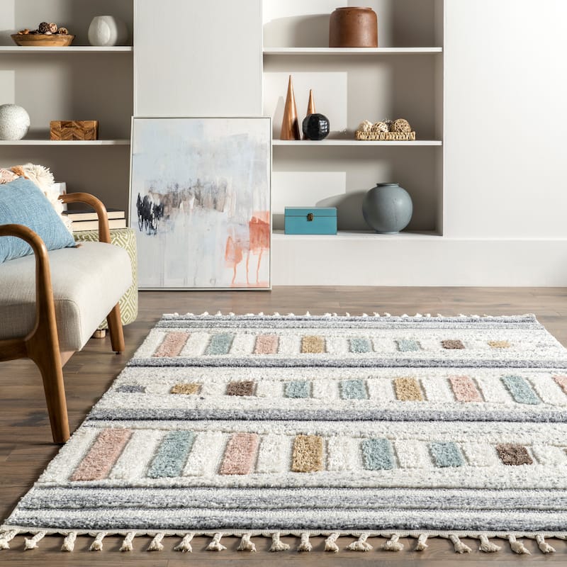 Nuloom Iria Colorful Pyramid Kids Area Rug