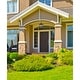 preview thumbnail 2 of 0, Elk Home Shaker Heights Bronze With Seedy Glass 1 Light Hanging