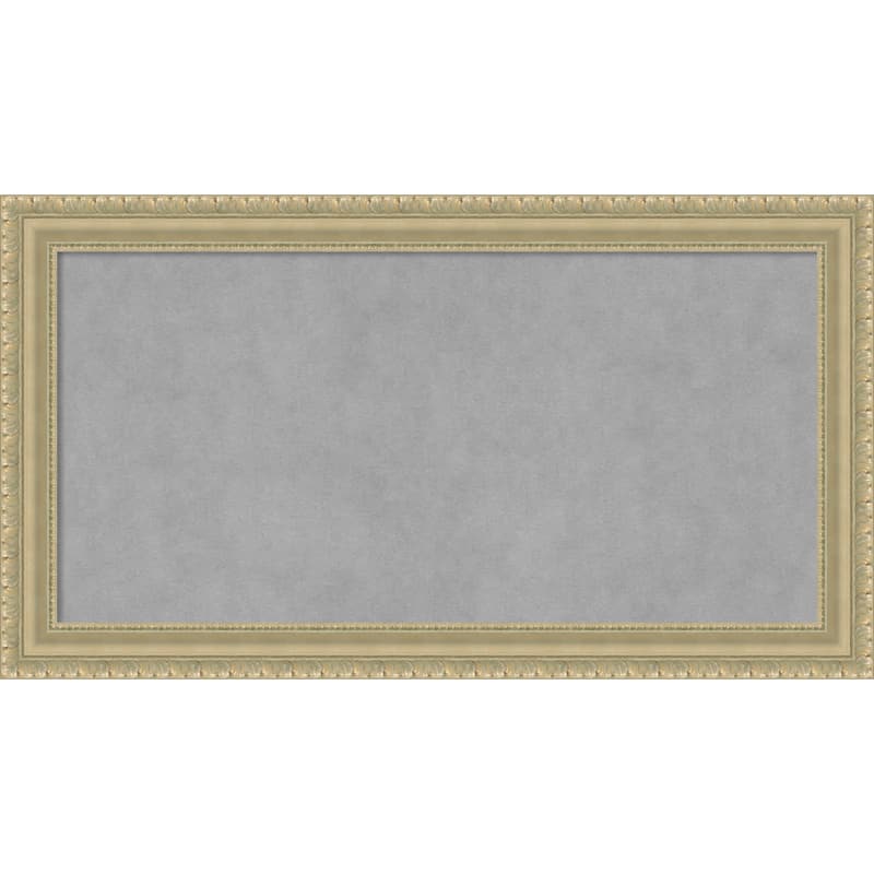 Amanti Art Champagne Teardrop Framed Magnetic Board