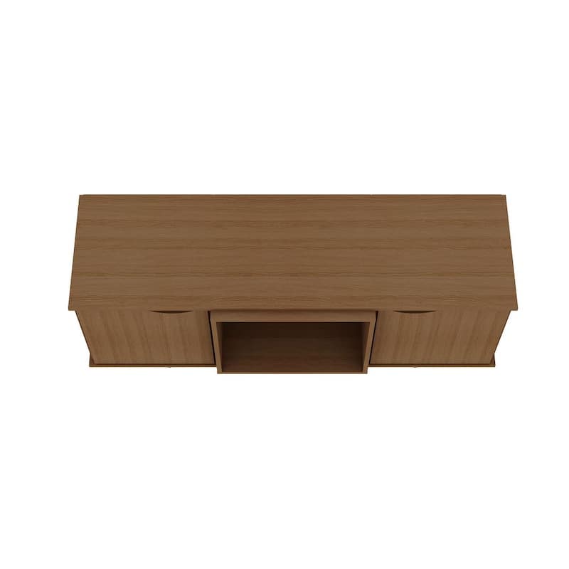 Hampton Mid Century Modern Wood 53.54 Media Cabinet Console